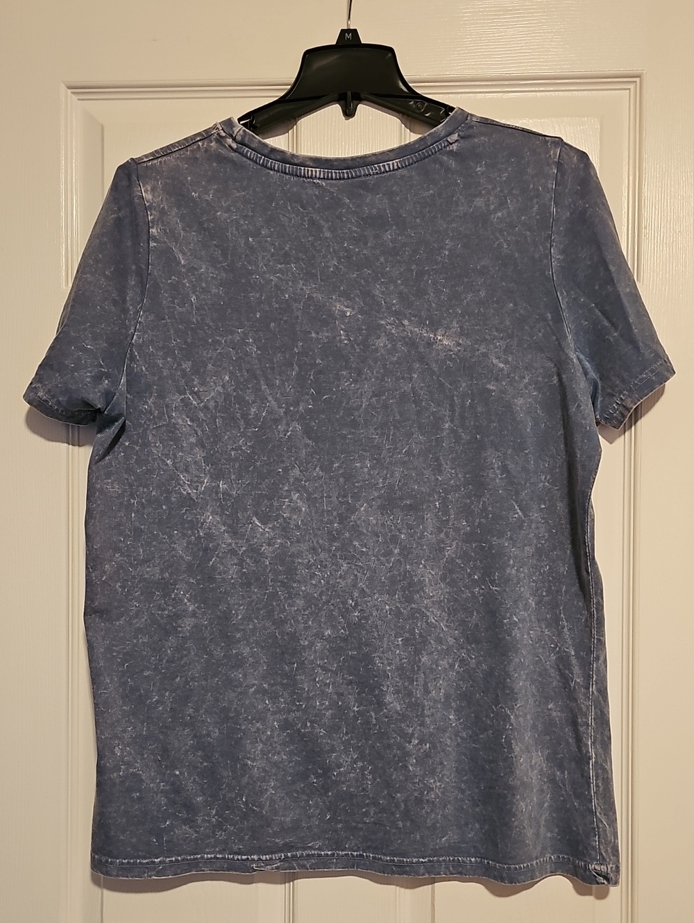 Mineral Wash Blue Crewneck T-Shirt size XL - Picture 4 of 7